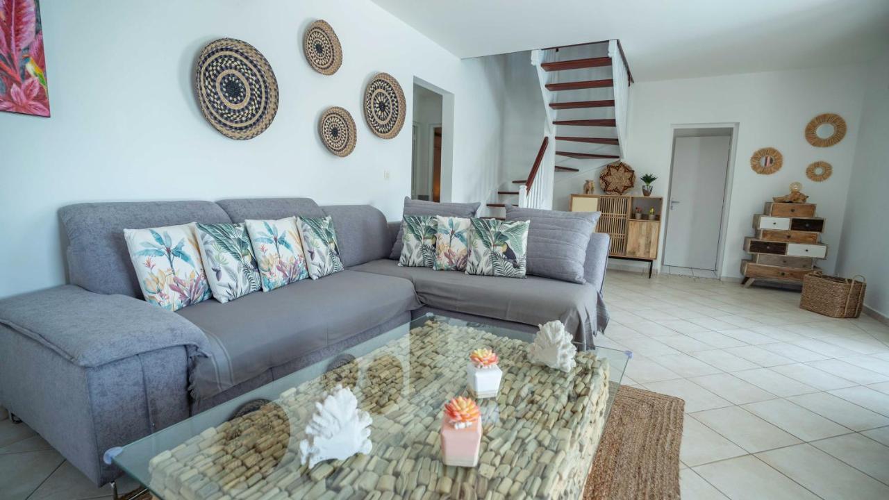 Villa Nomilou Beach Avec Acces Direct Plage サン・フランソワ エクステリア 写真